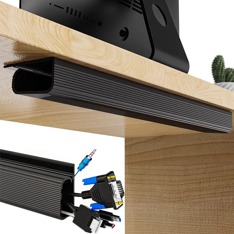 CableFlow™ Under-Desk Organizer