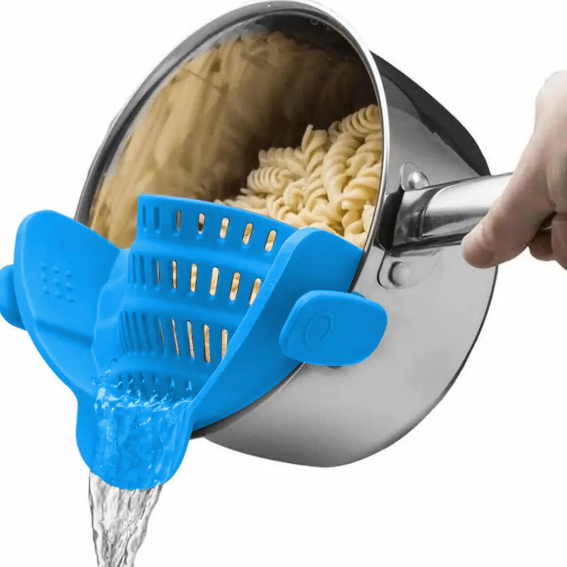 ClipFlow™ Clip-On Silicone Pot Strainer