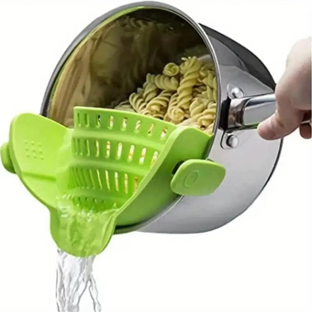 ClipFlow™ Clip-On Silicone Pot Strainer